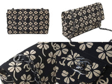 Load image into Gallery viewer, 極美品 CHANEL シャネル チェーンショルダーバッグ マトラッセ 6番台 ココマーク クローバー ブラック ベージュ 中古 58437