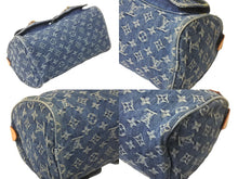 Load image into Gallery viewer, 極美品 LOUIS VUITTON ルイヴィトン ハンドバッグ M95019 ネオスピーディ モノグラムデニム ブルー ゴールド金具 中古 58441