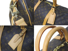 Load image into Gallery viewer, LOUIS VUITTON ルイヴィトン ボストンバッグ キーポル バンドリエール 60 モノグラム ブラウン M41412 鍵欠品 美品 中古 58448