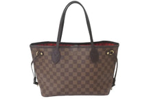 Load image into Gallery viewer, LOUIS VUITTON ルイヴィトン トートバッグ ネヴァーフルPM ダミエキャンバス エベヌ N51109 ゴールド金具 美品 中古 58457