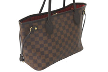 Load image into Gallery viewer, LOUIS VUITTON ルイヴィトン トートバッグ ネヴァーフルPM ダミエキャンバス エベヌ N51109 ゴールド金具 美品 中古 58457