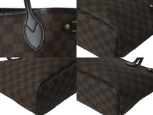 Load image into Gallery viewer, LOUIS VUITTON ルイヴィトン トートバッグ ネヴァーフルPM ダミエキャンバス エベヌ N51109 ゴールド金具 美品 中古 58457