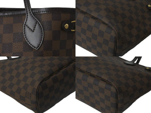 LOUIS VUITTON ルイヴィトン トートバッグ ネヴァーフルPM ダミエキャンバス エベヌ N51109 ゴールド金具 美品 中古 58457