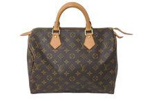Load image into Gallery viewer, LOUIS VUITTON ルイヴィトン ハンドバッグ スピーディー30 モノグラム M41526 PVC レザー ゴールド金具 美品 中古 58459