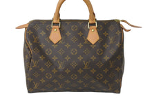 Load image into Gallery viewer, LOUIS VUITTON ルイヴィトン ハンドバッグ スピーディー30 モノグラム M41526 PVC レザー ゴールド金具 美品 中古 58459