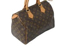 Load image into Gallery viewer, LOUIS VUITTON ルイヴィトン ハンドバッグ スピーディー30 モノグラム M41526 PVC レザー ゴールド金具 美品 中古 58459
