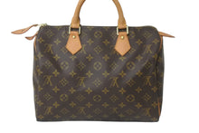 Load image into Gallery viewer, LOUIS VUITTON ルイヴィトン ハンドバッグ スピーディー30 モノグラム M41526 PVC レザー ゴールド金具 美品 中古 58459