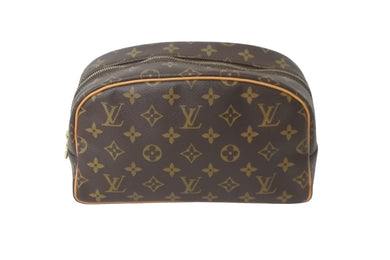 LOUIS VUITTON ルイヴィトン ポーチ トゥルース・ トワレット25 モノグラムキャンバス M47527 ゴールド金具 美品 中古 58466