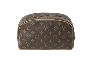 LOUIS VUITTON ルイヴィトン ポーチ トゥルース・ トワレット25 モノグラムキャンバス M47527 ゴールド金具 美品 中古 58466