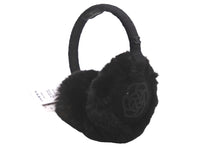 Load image into Gallery viewer, 極美品 CHANEL シャネル ココマーク カメリア イヤーマフ A54573 ブラック ロゴ ファー 耳当て 小物 中古 58468