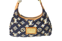 Load image into Gallery viewer, LOUIS VUITTON ルイヴィトン ビュルPM ハンドバッグ モノグラム M40238 ナイロン ブルーマリーヌ ゴールド金具 美品 中古 58474