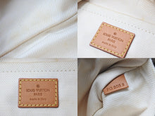 Load image into Gallery viewer, LOUIS VUITTON ルイヴィトン ビュルPM ハンドバッグ モノグラム M40238 ナイロン ブルーマリーヌ ゴールド金具 美品 中古 58474