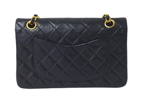 CHANEL シャネル ショルダーバッグ マトラッセ23 2番台 ラムスキン Wフラップ ブラック ゴールド金具 美品 中古 58477