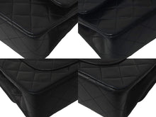 Load image into Gallery viewer, CHANEL シャネル ショルダーバッグ マトラッセ23 2番台 ラムスキン Wフラップ ブラック ゴールド金具 美品 中古 58477