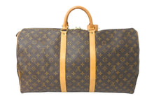 Load image into Gallery viewer, LOUIS VUITTON ルイヴィトン ボストンバッグ キーポル55 モノグラム M41424 ゴールド金具 美品 中古 58484
