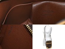 Load image into Gallery viewer, LOUIS VUITTON ルイヴィトン ショルダーバッグ 斜め掛け M45266 モノグラム ダヌーブ ブラウン ゴールド金具 美品 中古 58486