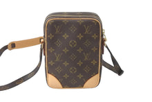 Load image into Gallery viewer, LOUIS VUITTON ルイヴィトン ショルダーバッグ 斜め掛け M45266 モノグラム ダヌーブ ブラウン ゴールド金具 美品 中古 58486