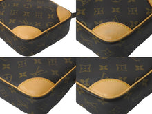 Load image into Gallery viewer, LOUIS VUITTON ルイヴィトン ショルダーバッグ 斜め掛け M45266 モノグラム ダヌーブ ブラウン ゴールド金具 美品 中古 58486