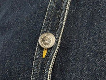 Load image into Gallery viewer, CHANEL シャネル デニムベスト クロップド ココマークボタン P06833V04732 インディゴ シルバー サイズ40 美品 中古 58487