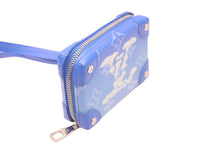 Load image into Gallery viewer, LOUIS VUITTON ルイヴィトン M45440 ソフトトランク ネックレス ウォレット モノグラムクラウズ ヴァージル ブルー 美品 中古 58492