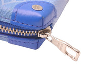 Load image into Gallery viewer, LOUIS VUITTON ルイヴィトン M45440 ソフトトランク ネックレス ウォレット モノグラムクラウズ ヴァージル ブルー 美品 中古 58492