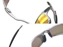 Load image into Gallery viewer, OAKLEY オークリー サングラス ジュリエット ミラーレンズ 金属フレーム ゴム イエロー グリーン シルバー 良品 中古 58494