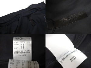 極美品 CHROME HEARTS クロムハーツ ジャケット ワークドッグ クロスパッチ デニムシャツ シルバー金具 サイズM 中古 58497