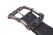 Load image into Gallery viewer, CHROME HEARTS クロムハーツ ベルトバックル クラシック フィリグリーOTJ ベルト 1.5 サイズ40 レザー シルバー925 美品 中古 58504
