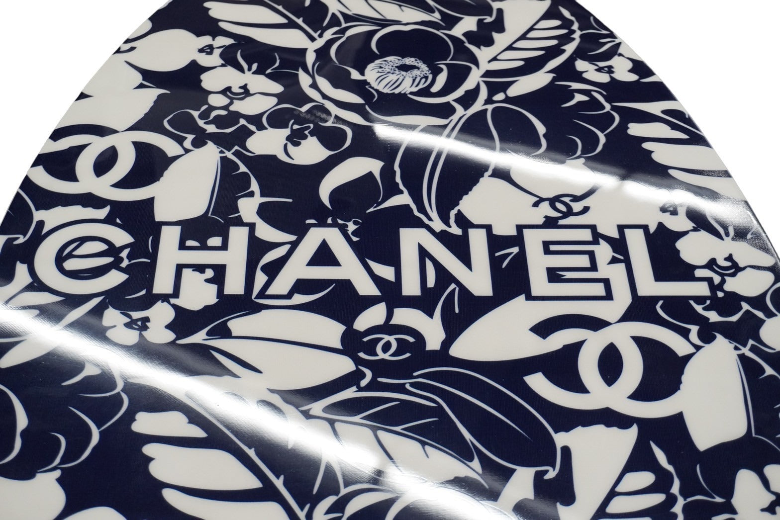 新品同様 CHANEL シャネル サーフボード スキムボード 総柄 ココ