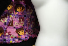 Load image into Gallery viewer, JH Design ジェイエイチデザイン DORA The Explorer レーシング ジャケット ブラック ピンク 刺繍 サイズL 良品 中古 58511