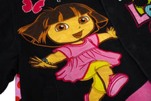 Load image into Gallery viewer, JH Design ジェイエイチデザイン DORA The Explorer レーシング ジャケット ブラック ピンク 刺繍 サイズL 良品 中古 58511