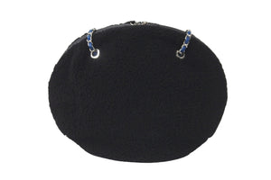 CHANEL シャネル チェーンショルダーバッグ ドーヴィル 26番台 A57972 ムートン レザー ブラック シルバー金具 58525