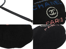 Load image into Gallery viewer, CHANEL シャネル チェーンショルダーバッグ ドーヴィル 26番台 A57972 ムートン レザー ブラック シルバー金具 58525