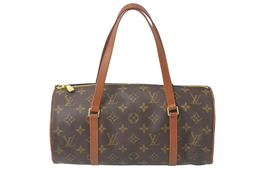 LOUIS VUITTON ルイヴィトン ハンドバッグ パピヨン30 モノグラムキャンバス 旧型 ポーチ付き M51365 ゴールド金具 美品 中古 58530
