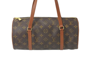 LOUIS VUITTON ルイヴィトン ハンドバッグ パピヨン30 モノグラムキャンバス 旧型 ポーチ付き M51365 ゴールド金具 美品 中古 58530