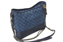 Load image into Gallery viewer, 極美品 CHANEL シャネル ショルダーバッグ ガブリエル ドゥ 25番台 デニム ココマーク シルバー ゴールド金具 美品 中古 58538