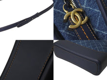 Load image into Gallery viewer, 極美品 CHANEL シャネル ショルダーバッグ ガブリエル ドゥ 25番台 デニム ココマーク シルバー ゴールド金具 美品 中古 58538