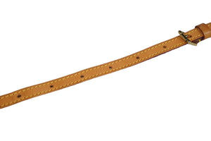 LOUIS VUITTON ルイヴィトンバッグ小物 ストラップ ショルダーストラップ レザー ブラウン ゴールド金具 美品 中古 58539