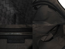 Load image into Gallery viewer, BOTTEGAVENETA ボッテガヴェネタ ショルダーバッグ ワンショルダー イントレチャート レザー ブラック 美品 中古 58547