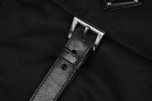 Load image into Gallery viewer, PRADA プラダ クロスショルダーバッグ BT8994 三角ロゴプレート ナイロン ブラック シルバー金具 良品 中古 58552