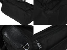 Load image into Gallery viewer, PRADA プラダ クロスショルダーバッグ BT8994 三角ロゴプレート ナイロン ブラック シルバー金具 良品 中古 58552