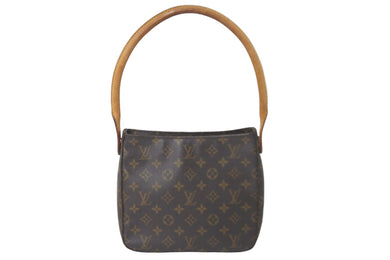 LOUIS VUITTON ルイヴィトン ハンドバッグ ルーピングMM モノグラムキャンバス M51146 ゴールド金具 美品 中古 58562