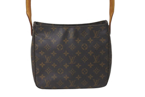 LOUIS VUITTON ルイヴィトン ハンドバッグ ルーピングMM モノグラムキャンバス M51146 ゴールド金具 美品 中古 58562