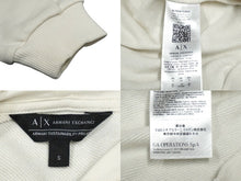 Load image into Gallery viewer, ARMANI EXCHANGE アルマーニエクスチェンジ パーカー フーディー ホワイト サイズS 6LYM35YJ3NZ 美品 中古 58565
