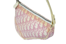 Load image into Gallery viewer, Christian Dior クリスチャンディオール ワンショルダーバッグ トロッター柄 サドルバッグ PVC ピンク ホワイト 良品 中古 58571