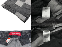 画像をギャラリービューアに読み込む, Supreme シュプリーム 21SS Patched Denim Painter Pant パッチデニム ペインターパンツ ブラック 刺繍 美品 中古 58587 