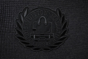極美品 LOUIS VUITTON × Fragment ルイヴィトン×フラグメント ウールカーディガン グレー ブラック サイズXL 中古 58591