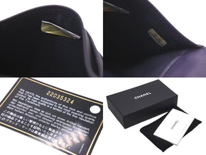 CHANEL シャネル カードケース パスケース キャビアスキン 22番台 ココマーク ネイビー 美品 中古 58609