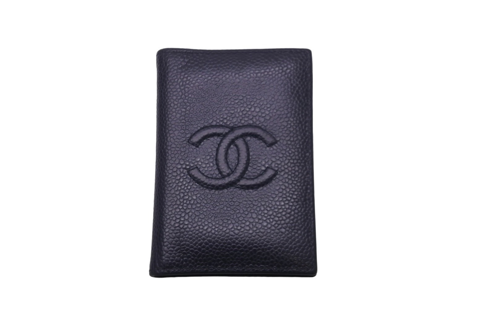 まー　CHANEL キャビアスキン　カードケース 完売必至◇復刻ロゴ♪】CHANEL カードケース キャビアスキン