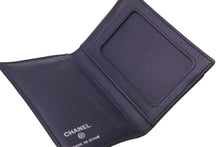 Load image into Gallery viewer, CHANEL シャネル カードケース パスケース キャビアスキン 22番台 ココマーク ネイビー 美品 中古 58609